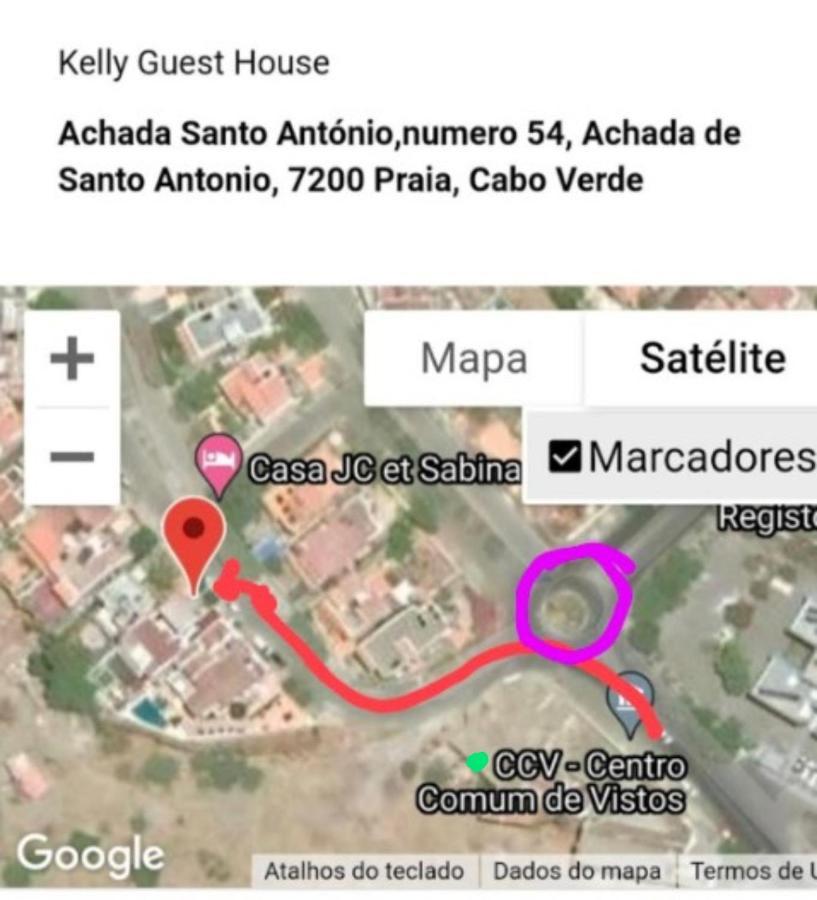 Kelly Guest House Praia Kültér fotó